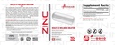 Zinc Supplement by Metabolic Nutrition, 75mg, 90 Zinc Capsules, Supports Immune System Function w/Zinc Oxide 4