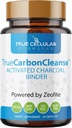 TrueCarbonCleanse™ - Perfect Gut Detoxifier & Binder - Advanced Formula with Organic Bamboo Activated Charcoal Capsules - 60 Capsules - Vegan, Non GMO, Gluten Free, Soy Free, Non-Toxic Certified 2