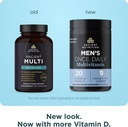 Ancient Nutrition Multivitamin for Men, Ancient Multi Men's Once Daily Vitamin Supplement 30 Ct, Vitamin A, Vitamin B and Vitamin K2, Fenugreek Seed, Supports Immune System, Paleo and Keto Friendly 3
