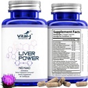 21-in-1 Liver Support Supplement, Liver Cleanse Detox & Repair - W/Milk Thistle, Zinc, Beetroot & Artichoke, Choline & Dandelion Root for Digestion & Immunity - 60 Capsules 3