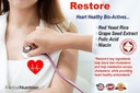 Restore - Supports Healthy Cholesterol, Red Yeast Rice, Grape Seed, Folic Acid for Advanced Lipid Control, All-Natural Bio-Actives, Help Promote Healthy Cholesterol (2) 5