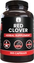 PURE ORIGINAL INGREDIENTS Red Clover (365 Capsules) No Magnesium Or Rice Fillers, Always Pure, Lab Verified 2