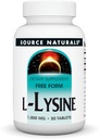 Source Naturals L-Lysine Free Form, 1,000 mg - Amino Acid Supplement Supports Energy & Formation of Collagen* - 50 Tablets 2