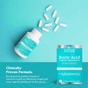 Utiva Boric Acid Suppositories for Women - pH Balance - Feminine Care - 600mg Boric Acid to Lower pH and Support Vaginal Health, BV Treatment for Women, 30 Vaginal Suppositories 4