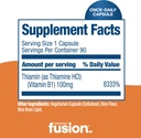 Bariatric Fusion Vitamin B1(Thiamine) for Bariatric Surgery Patients Including Gastric Bypass & Sleeve Gastrectomy, Easy to Swallow Capsule, 90 Count 5