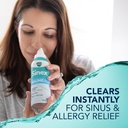 Vicks Sinex SALINE Nasal Spray, Drug Free Ultra Fine Mist, Clear Everyday Sinus Congestion Fast, Clear Mucus from a Cold or Allergy, Daily Use 5.0 fl oz x 2 6