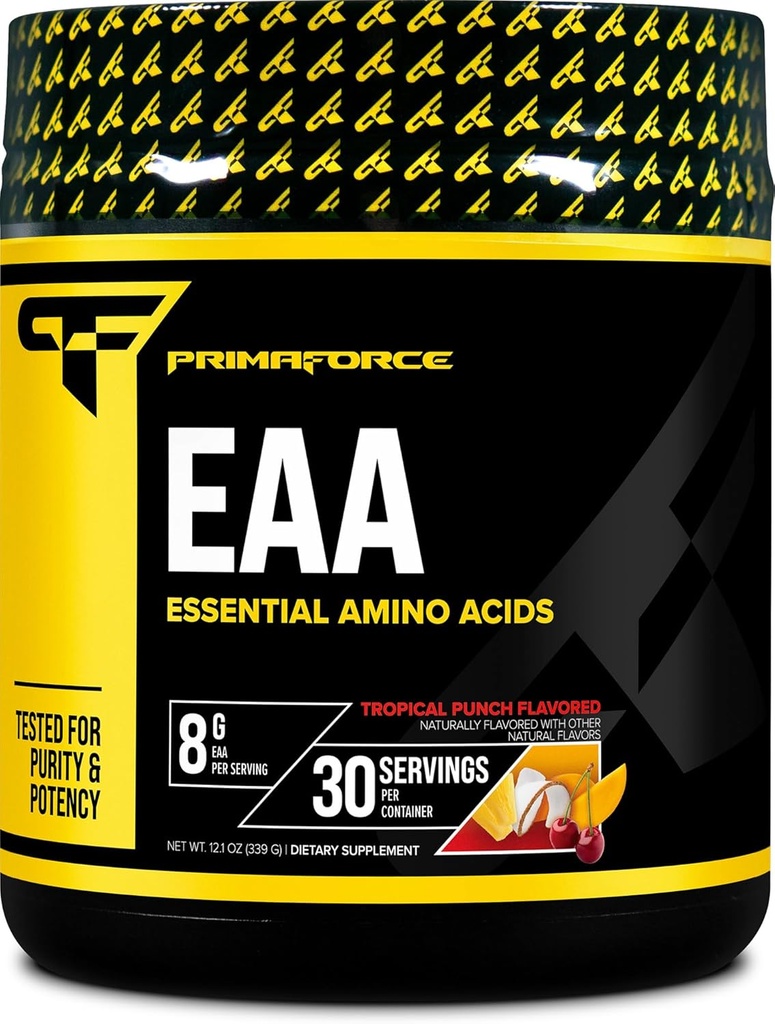 Primaforce EAA Powder (30 Servings, Fruit Punch Flavor) | Essential Amino Acids for Pre/Intra Workout and Recovery - Non-GMO and Gluten Free 6