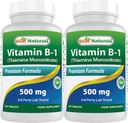 Best Naturals Vitamin B1 as Thiamine Mononitrate 500 mg Tablets (120 Count (Pack of 2)) 2