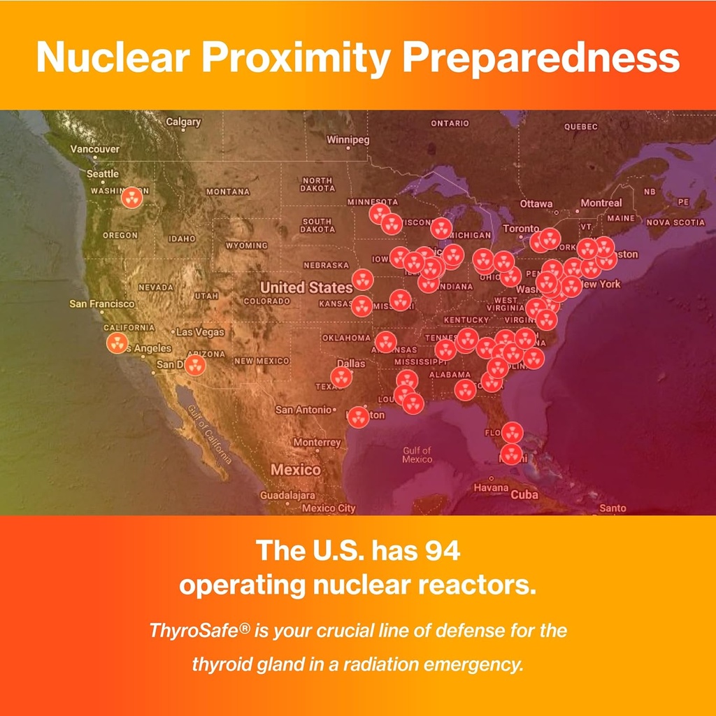 65mg Potassium Iodide Tablets (60 Pack) - Protects Your Thyroid from Nuclear Radiation Exposure 4