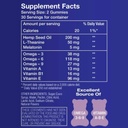 Hemp Sleep Gummies Triple Action | Promotes Healthy Sleep | Relaxes Body & Mind | Made in USA | 5mg Melatonin | 200mg Hemp | 10mg L-Theanine | 60 Organic Gummies 4