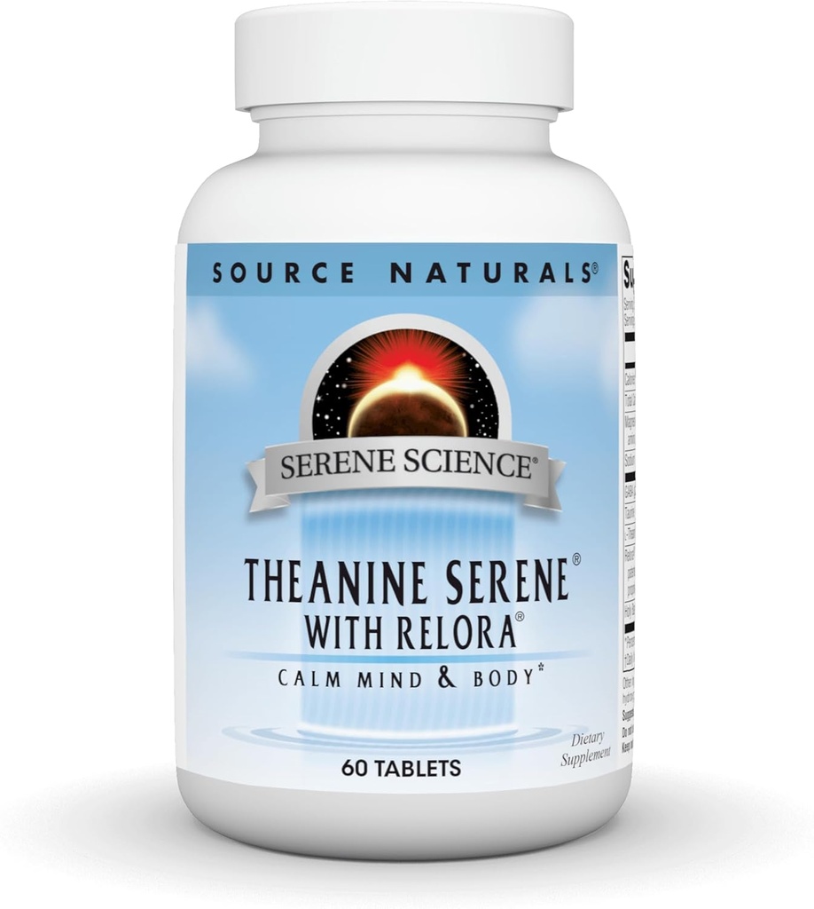 Serene Science Theanine Serene with Relora, Magnesium and GABA - 30 Tablets 6