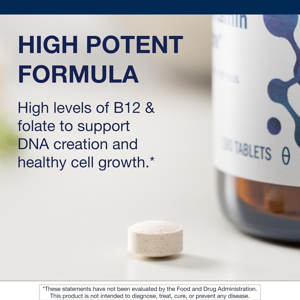 Metagenics Intrinsi Vitamin B12-Folate - with Methylcobalamin, L-5-MTHF & Intrinsic Factor - Supports Energy Metabolism, Nervous System & Heart Health - Non-GMO & Gluten-Free - 180 Tablets 4