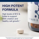 Metagenics Intrinsi Vitamin B12-Folate - with Methylcobalamin, L-5-MTHF & Intrinsic Factor - Supports Energy Metabolism, Nervous System & Heart Health - Non-GMO & Gluten-Free - 180 Tablets 4