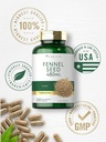 Carlyle Fennel Seed 480mg | 200 Capsules | Herbal Supplement | Non-GMO 6