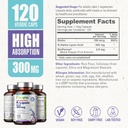 biophix R-Lipoic Acid 300 mg Stabilized 120 Veggie Capsules - with Biotin - High Potency Antioxidant Support - Non-GMO - Gluten Free - Promotes Energy 5
