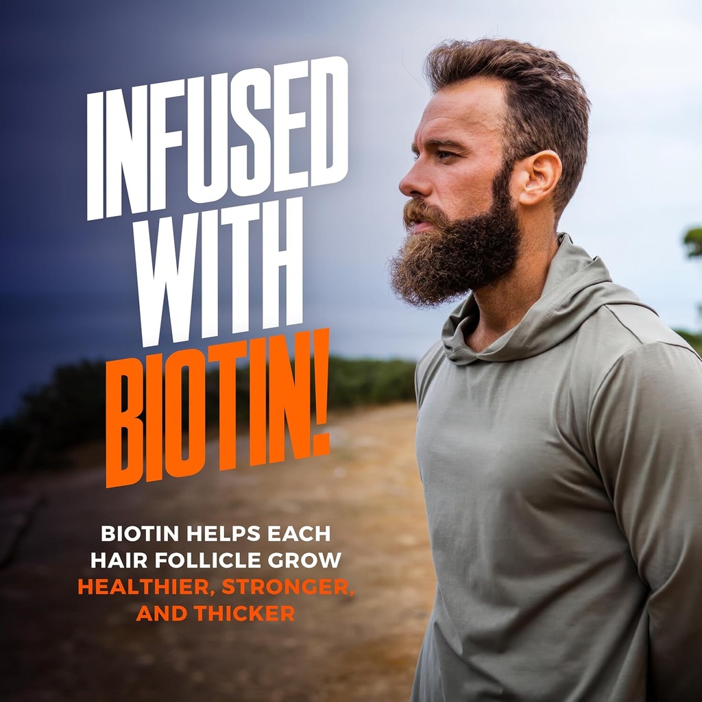 Wild Willies Beard Growth Serum for Men - Natural Beard Serum with Biotin, Caffeine & Essential Beard Oil for Fuller, Thicker Facial Hair Enhancer - Daily Grooming, Nourishes & Hydrates Facial Hair 5