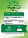 Nature's Truth Magnesium Supplement | 250 mg | 100 Caplets | Vegan, Non-GMO & Gluten Free 3