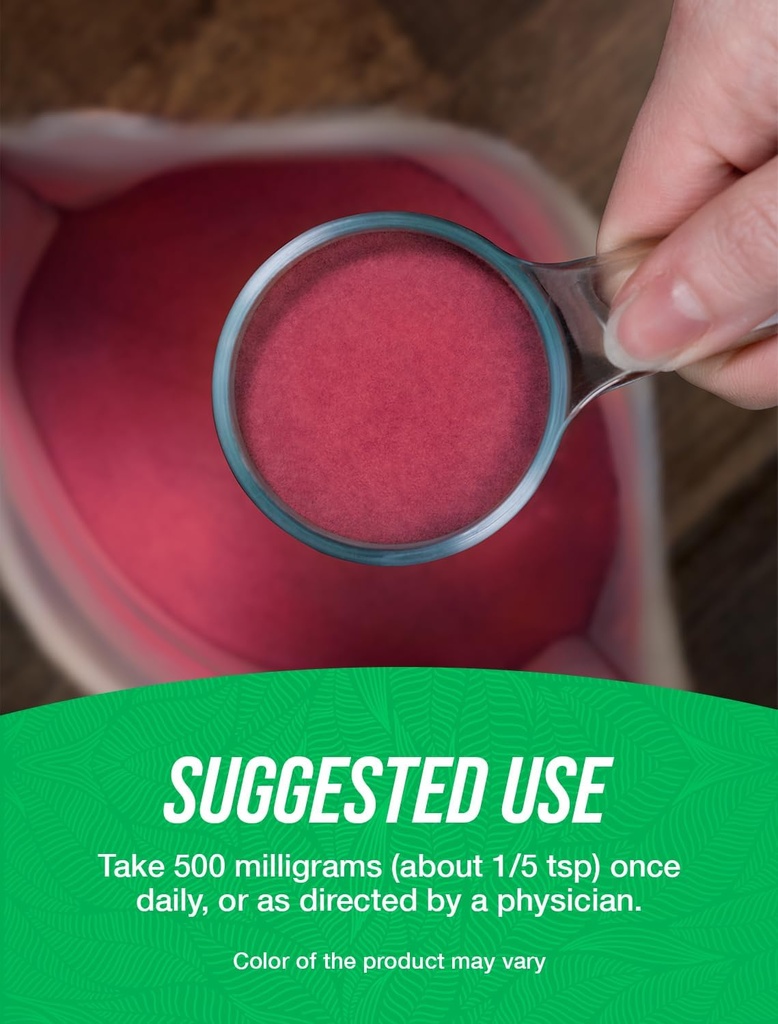 BulkSupplements.com Cranberry Extract Powder - Cranberry Flavoring Powder, Sourced from Vaccinium Macrocarpon Fruit - Vegan & Gluten Free, 500mg per Serving, 500g (1.1 lbs) (Pack of 1) 5