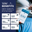 Active H2 Ultra Hydrogen Water Tablet - Optimize Health, Support Immunity, and Balance Antioxidants with Benefits of Molecular Hydrogen (1 Bottle, 60 Tablets) 3