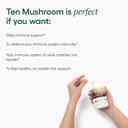 EcoNugenics Ten Mushroom Supplement: Daily Immune Support, 120 Capsules – Lion’s Mane, Reishi, Cordyceps, Turkey Tail – Energy, Gut Health, Liver, Kidney, Cholesterol & Nootropic Brain Support 5