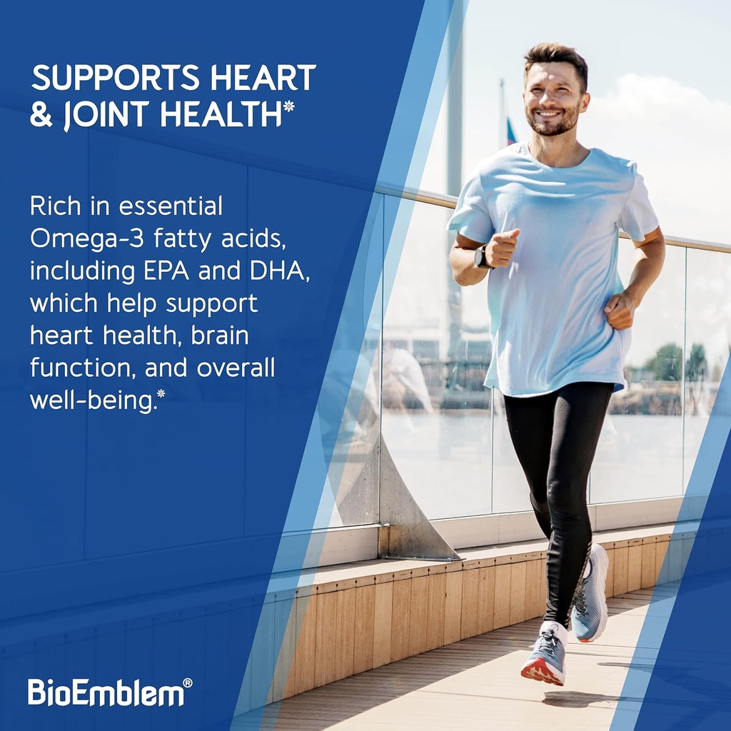 BioEmblem Omega-3 Fish Oil 2000mg and Joint Support 6