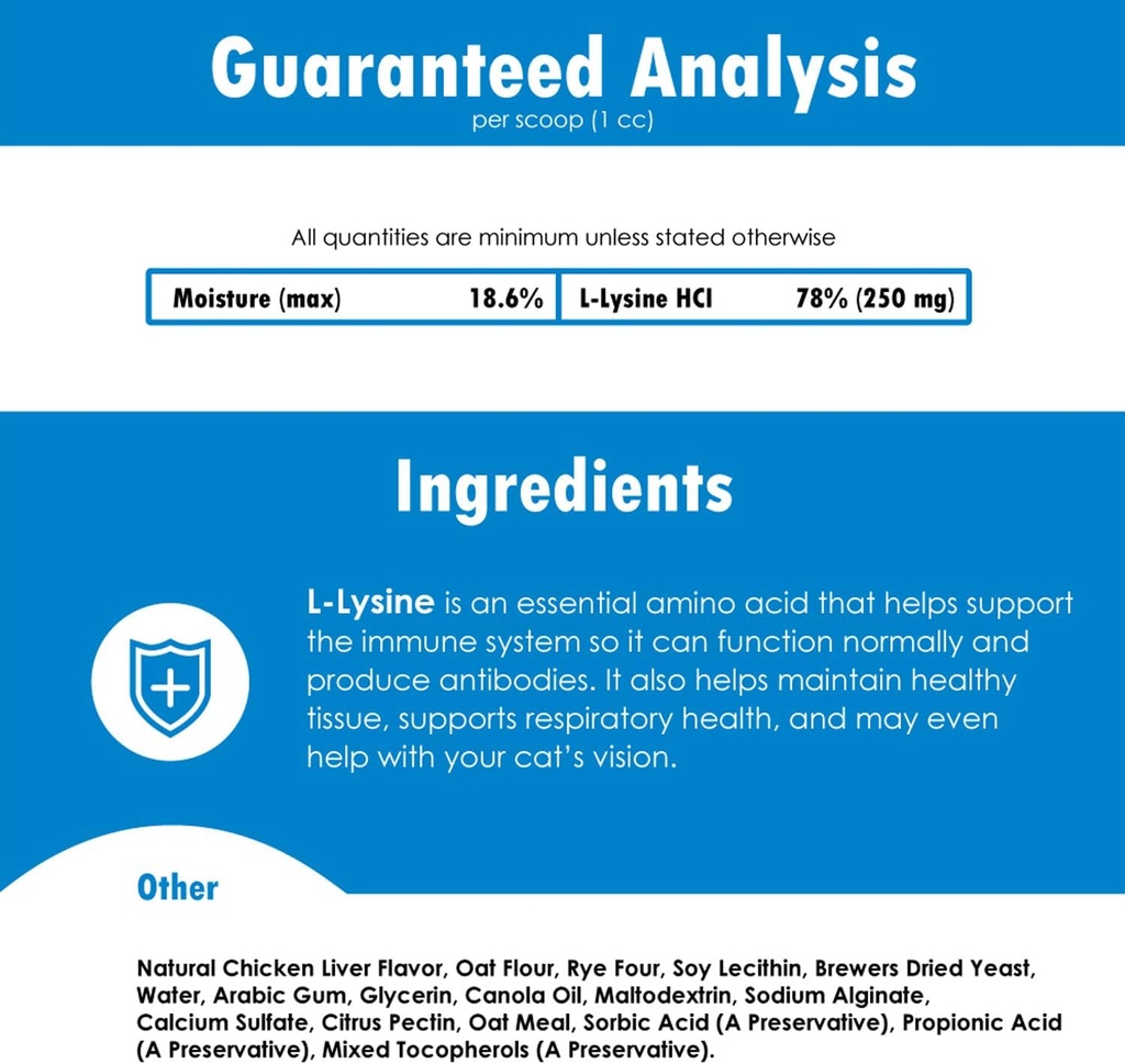 L-Lysine Soft Chews for Cats (60 Soft Chews) – Supports Immune, Respiratory, and Eye Health. Eases Sneezing, Runny Nose, and Watery Eyes. Tasty Salmon Flavor - (3 Pack) 6
