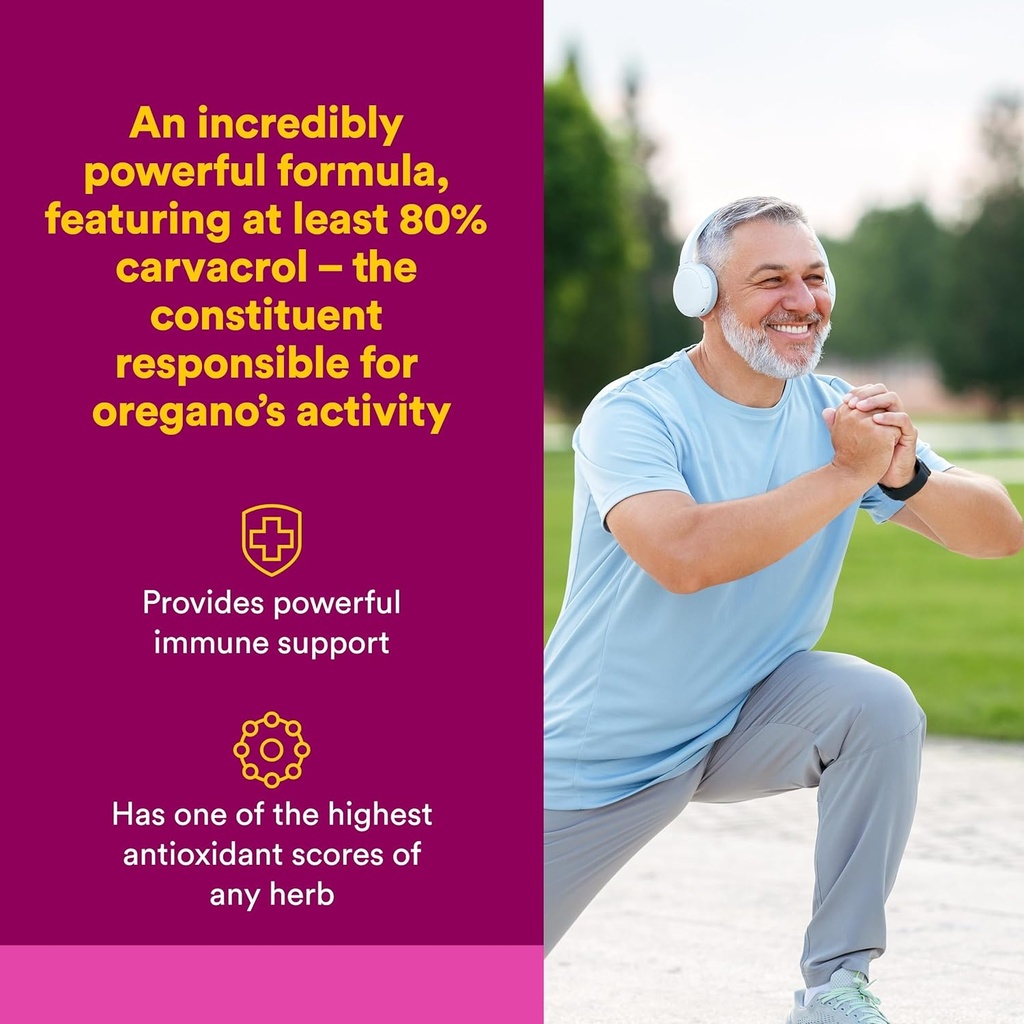 Natural Factors Oil of Oregano - Supports Healthy Immune System Function - Herbal Supplement with Olive Oil & Vitamin E - Non-GMO Antioxidant Support Supplement - 60 Softgels (60 Servings) 3