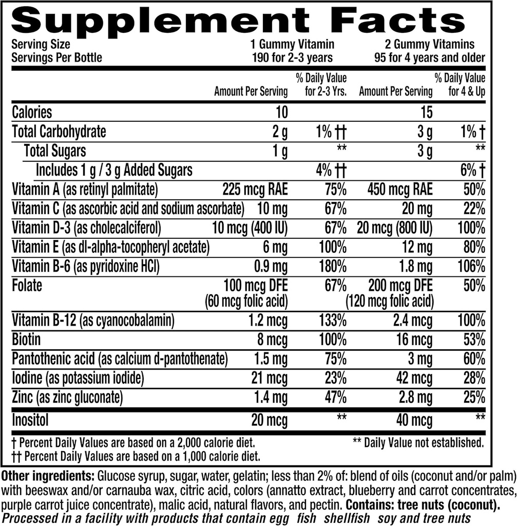 L'il Critters Paw Patrol & Gummy Vites Kids Multivitamin Gummies, 190 Count Cherry, Strawberry, Orange, Pineapple and Blueberry Flavors 5