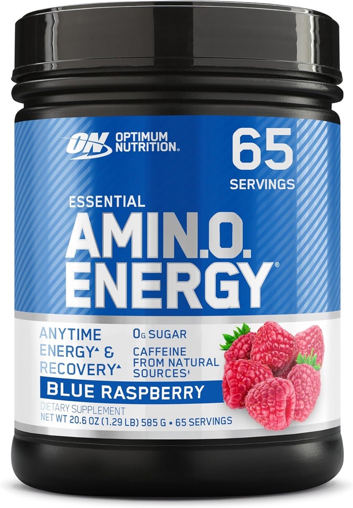 Optimum Nutrition Amino Energy - Pre Workout with Green Tea, BCAA, Amino Acids, Keto Friendly, Green Coffee Extract, Energy Powder - Wild Berry, 30 Servings (Packaging May Vary) 2