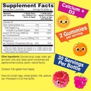 WellYeah Calcium 500mg + Vitamin D3 1000 IU (25 mcg) Gummies for Kids - Bone Health and Muscle Supprt, Immune Support Gummy, Non GMO, Gluten Free, Mix Fruit Flavors - 60 Gummies 3