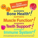 WellYeah Calcium 500mg + Vitamin D3 1000 IU (25 mcg) Gummies for Kids - Bone Health and Muscle Supprt, Immune Support Gummy, Non GMO, Gluten Free, Mix Fruit Flavors - 60 Gummies 4