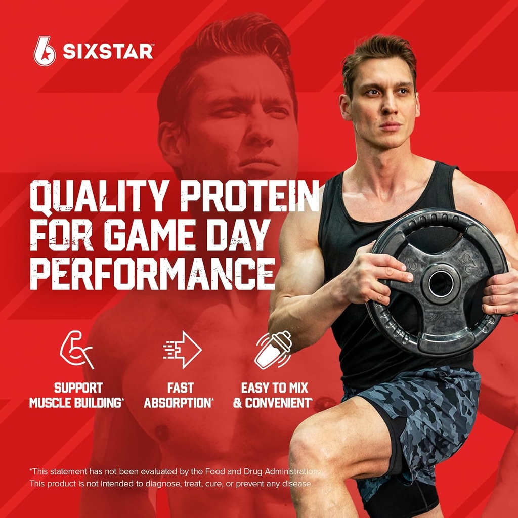 Six Star Whey Protein Powder Plus - Muscle Building & Recovery Formula with Whey Isolate Powder, BCAAs, 30g Protein, Immune Support - Post-Workout Supplement - Kellogg’s Froot Loops Flavor, 1.8 lbs 3