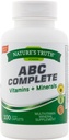 Nature's Truth ABC Complete Vitamins + Minerals Multivitamin Mineral Supplement - 100 Coated Caplets, Pack of 2 2