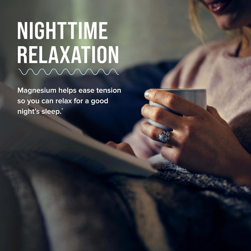 Natural Vitality Calm Mind, Magnesium Citrate + L-Theanine Powder, Supplement for Stress Relief, Gluten Free & Vegetarian, Unflavored, 12 oz. 5