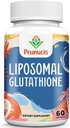 2400MG Liposomal Glutathione, with Vitamin C, Milk Thistle & Alpha-Lipoic Acid, Master Antioxidants, Pure Reduced L-Glutathione - Immune System, Cell Repair, Energy, High Absorption, 180 Softgels 2