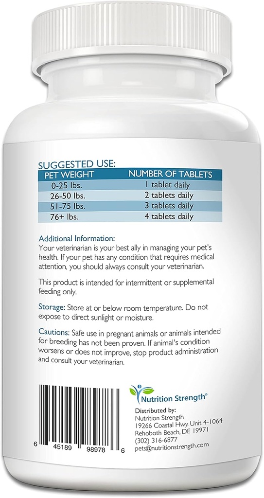 Zinc for Dogs to Support Healthy Skin & Coat, Promote Normal Growth, Balanced Immune Function & Cellular Metabolism, with Biotin, Folate, Selenium & Vitamin E, 120 Chewable Tablets 3