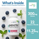 Bariatric Choice My Bariatric Chewable Multivitamin with Iron & 300mg Calcium, Berry (120ct) 5