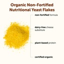 Organic Non-Fortified Nutritional Yeast Flakes, 2 Pounds (32oz) | Rich in Vegan Protein, B Vitamins & Beta-glucans | Keto Friendly, Dairy Free Cheese Substitute, Non-GMO, Gluten Free 4