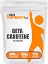 BulkSupplements.com Beta Carotene Powder - Beta Carotene Supplement, Vitamin A Supplement for Immune and Vision Support - Gluten Free, 900mg per Serving, 500g (1.1 lbs) (Pack of 1) 2
