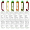 5 Day Juice Cleanse by Raw Fountain, All Natural Raw Detox Cleanse, Juicing for Body Rest, Cold Pressed Juice Fast, Great Way to Jumpstart a Healthy Diet, 30 Bottles 12oz, 5 Ginger Shots 6