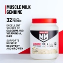 Muscle Milk Genuine Protein Powder, Strawberries ‘N Crème, 1.93 Pounds, 13 Servings, 32g Protein, 3g Sugar, Calcium, Vitamins A, C & D, NSF Certified for Sport, Energizing Snack, Packaging May Vary 6