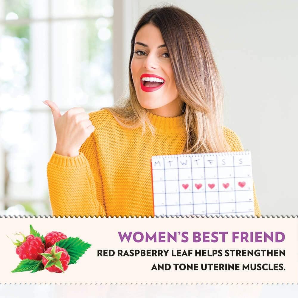 Crystal Star Women's Best Friend (60 Capsules) - Herbal Menstrual Relief Supplement for Help with Cramps & Bloating – Dong Quai, Cramp Bark, Hawthorne & Red Raspberry – Non-GMO 6
