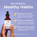 MaryRuth Organics Kids Multivitamin for Toddlers | USDA Organic | Toddler Vitamins Liquid Drops for Kids Ages 1-3 | Toddler Immune Support & Overall Wellness | Vegan | Non-GMO | Gluten Free | 2 Fl Oz 6