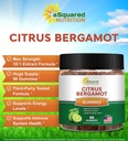 aSquared Nutrition Citrus Bergamot Gummies - Citrus Bergamot Extract Supplement 500mg Per Serving - Pure Gummy Alternative to Capsules & Pills 3