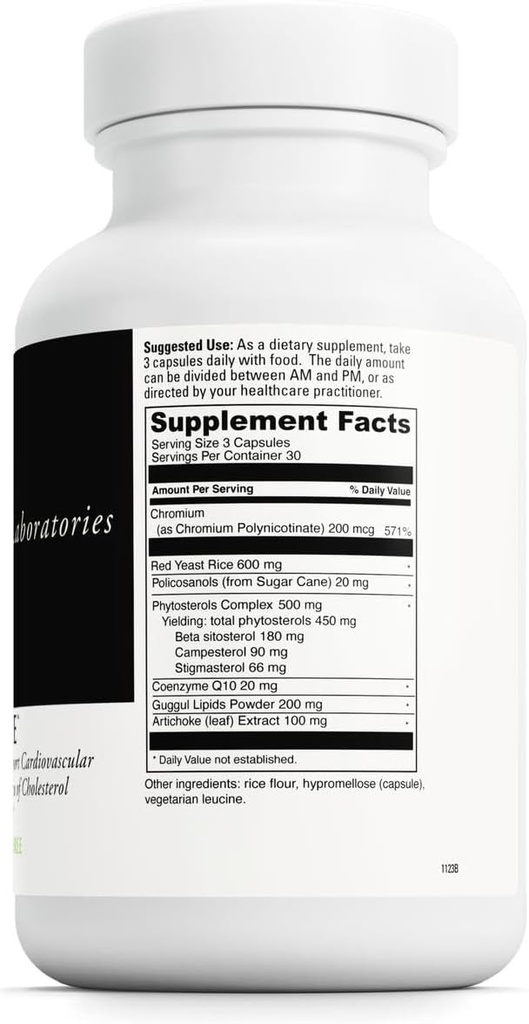 DAVINCI Labs CholestSure Supplement - Supports Cardiovascular Function - Helps Maintain Healthy Cholesterol Levels in a Normal Range - with CoQ10 - Gluten Free - 90 Vegetarian Capsules 3
