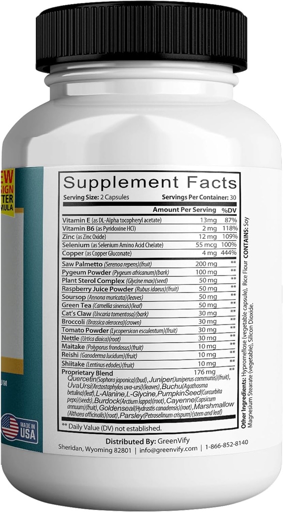 Super Alpha Saw Palmetto Prostate Advanced - Prostate Health Supplement for Men - Supports Urinary Tract Health, Reduces Urgency, and Improves Bladder Emptying (60, Men) 3