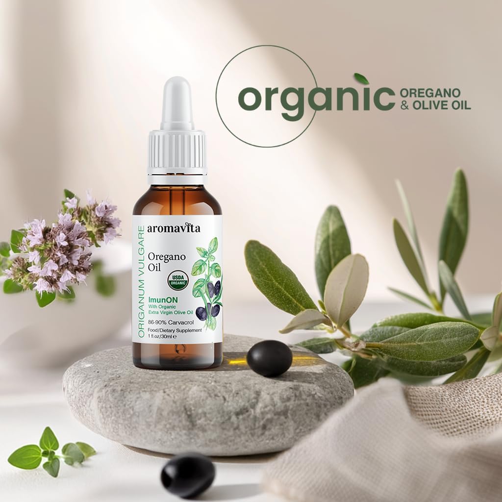 ImunON Organic Greek Oregano Oil Drops – Extra Strength 86-90% Carvacrol – Powerful Immune & Digestive Support – 200 Servings – 100% Pure, Vegan, Non-GMO, Gluten-Free – 1 fl oz (30 mL) 3