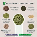 Animal Essentials Herbal Green Alternative for Dogs & Cats - Super Greens Powder Herbal Supplement with Spirulina, Antioxidants, Chlorophyll - 12 Oz 5