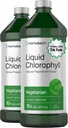 Horbäach Chlorophyll Liquid Drops | 100mg | 32 oz (2 x 16 oz Bottles) | Natural Peppermint Flavor | Vegetarian, Non-GMO, Gluten Free Supplement 2