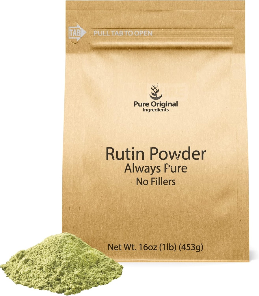 PURE ORIGINAL INGREDIENTS Rutin Powder (8 oz) Always Pure, No Additives Or Fillers, Lab Verified 5